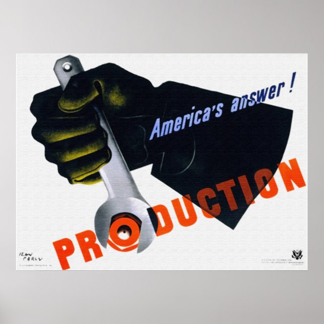 America's Answer - Production Poster (Front)