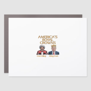 America's Crowns And Don Graphic Car Magnet