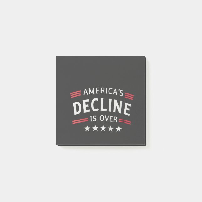 America's Decline Is Over Golden Age Trump  Post-it Notes (Front)