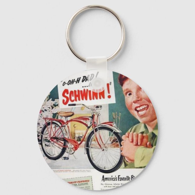 America's Favorite Bicycle Keychain (Front)