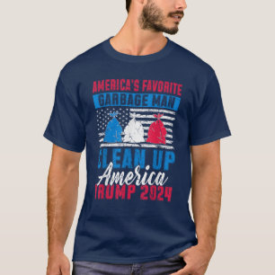 America's Favorite Garbage Man Clean Up America T-Shirt
