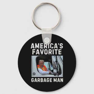 America's Favorite Garge Man Trump 2024  Keychain