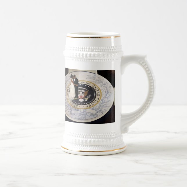 America's FIRST COUPLE, FIRST DANCE Beautiful Beer Stein (Right)