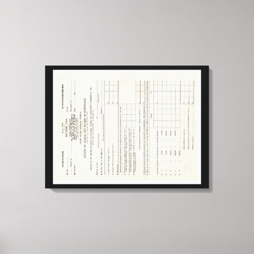 Americas First Income Tax Form Canvas