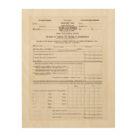 America's First Income Tax Form Wall Art