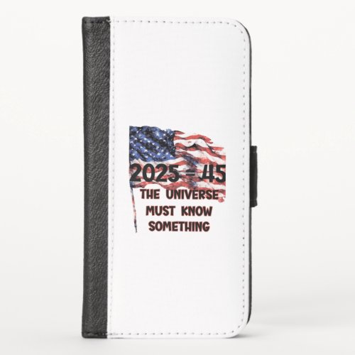 Americas flag FreedomPatriot iPhone X Wallet Case