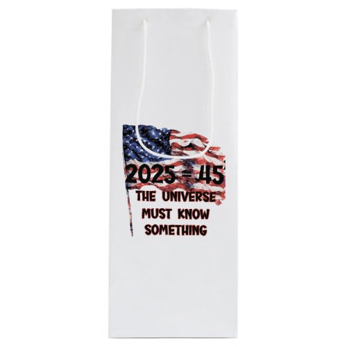 Americas flag FreedomPatriot Wine Gift Bag