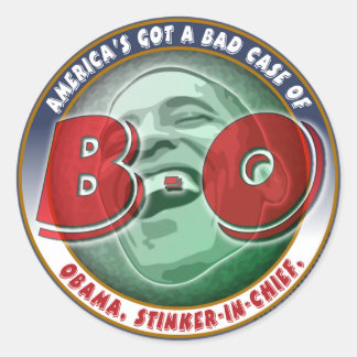 America's Got a Bad Case of... Classic Round Sticker