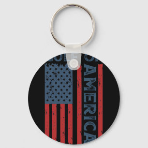 Americas Gulf - Gulf Of Usa America Funny Usa Amer Keychain