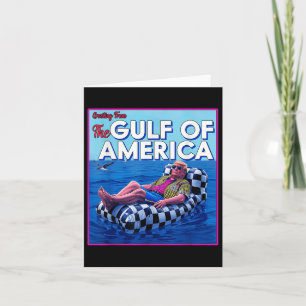 Americas Gulf Mexico Presdent Sombrero Summer  Card