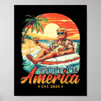 Americas Gulf Trump 2024 Retro Beach Usa America M