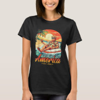 Americas Gulf Trump 2024 Retro Beach Usa America M
