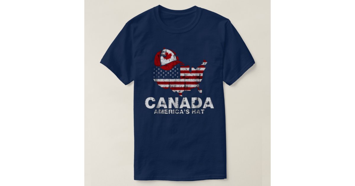 America S Hat Canada Day T Shirt Zazzle