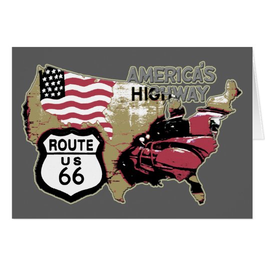 America's Highway Route 66 Cards (Front Horizontal)