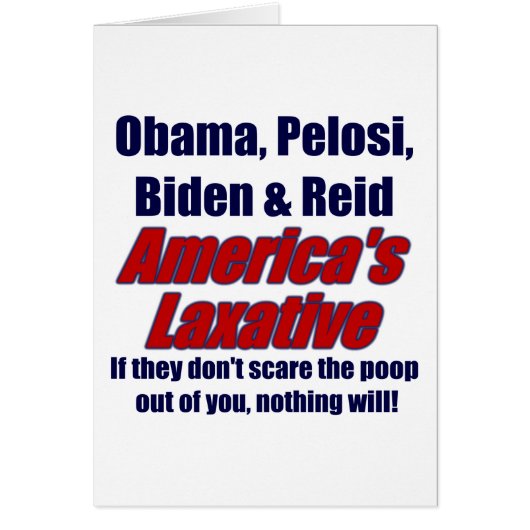 America's Laxative Cards (Front)