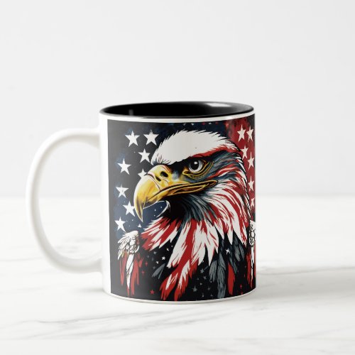 Americas Majestic Eagle Two_Tone Coffee Mug