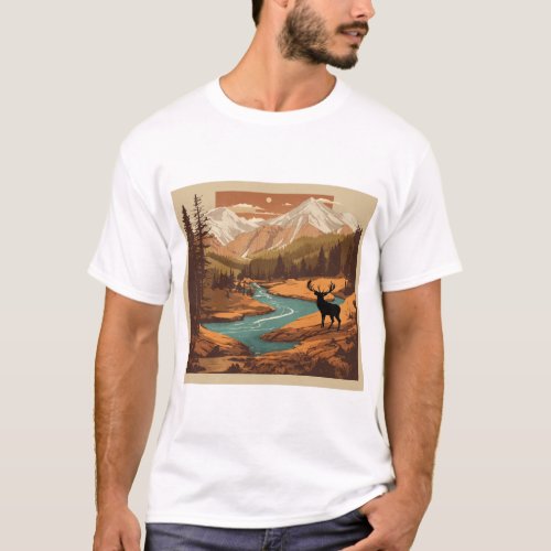 Americas Majestic Parks A Tribute in Threads T_Shirt