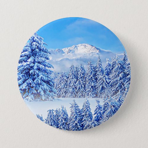 Americas Mountain Pikes Peak Keychain Button