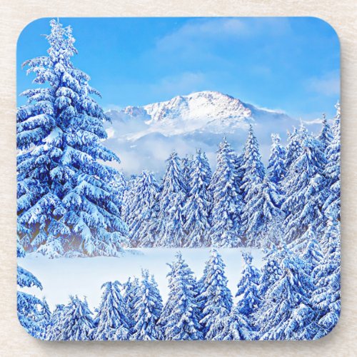 Americas Mountain Pikes Peak Keychain Button Magn Beverage Coaster