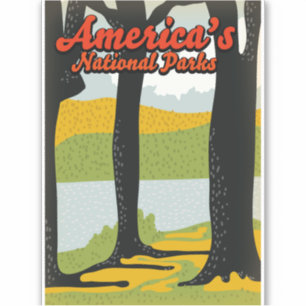 America's National Parks Sticker