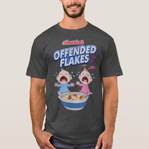 Americas Offended Flakes Funny SnowFlake  T_Shirt