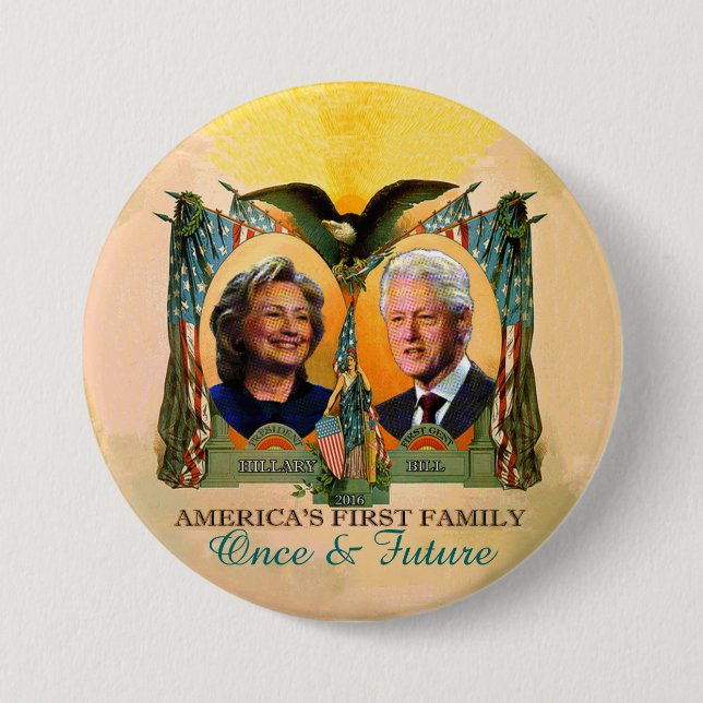 America's Once & Future First Family Pinback Button (Front)