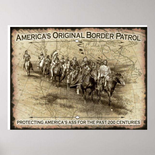 America's Original Border Patrol Poster (Front)
