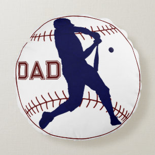 America's Pastime Round Pillow
