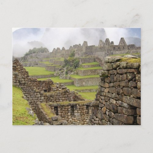 Americas Peru Machu PIcchu The ancient Postcard