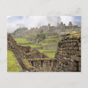 Americas, Peru, Machu PIcchu. The ancient Postcard