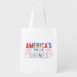 America&#39;s Pride Shines Reusable Grocery Bag
