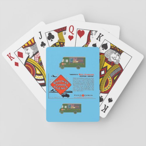 Americas  Railway Express         Poker Cards