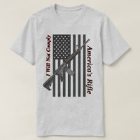 Americas Rifle USA Flag I Will Not Comply Light