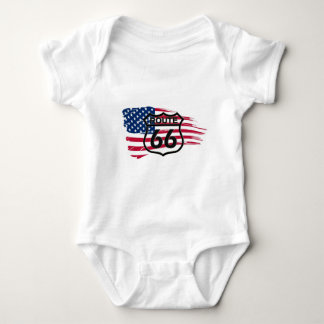 America's Route 66 Baby Bodysuit