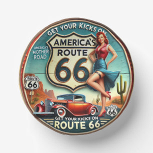 America's Route 66 Paper Bowls
