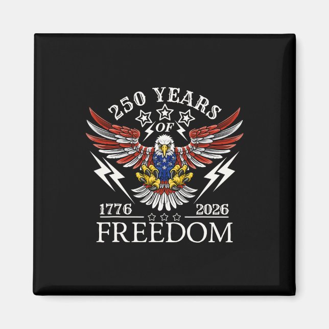 Americas Semi Quincentennial 250th Anniversary Com Magnet (Front)