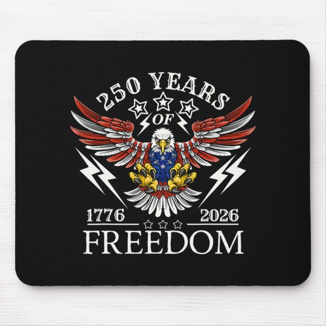 Americas Semi Quincentennial 250th Anniversary Com Mouse Pad (Front)