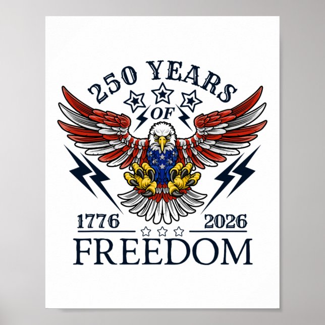Americas Semi Quincentennial 250th Anniversary Com Poster (Front)