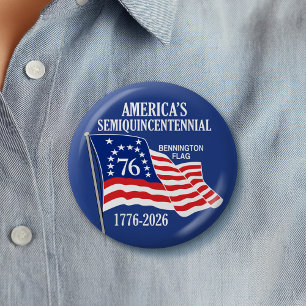 America's Semiquincentennial 1776-2026 USA 250 Button
