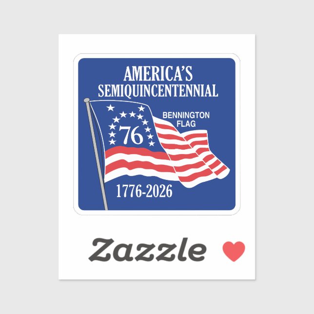 America's Semiquincentennial 1776-2026 USA 250 Sticker (Sheet)