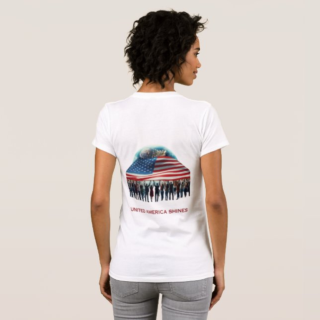 America's Strength Shines T-Shirt (Back Full)