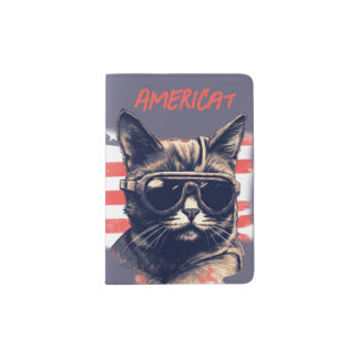 Americat, Patriotic American Cat Passport Holder