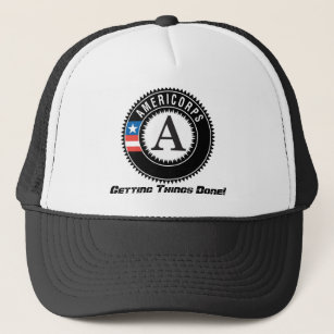 americorps logo, Getting Things Done! Trucker Hat
