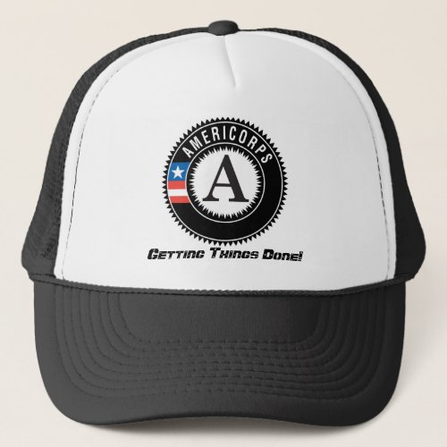 americorps logo Getting Things Done Trucker Hat