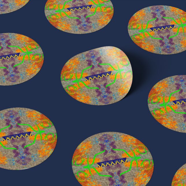 Americus Video #12: "Funeral Home Funhouse" Cover Classic Round Sticker (Creator Uploaded)