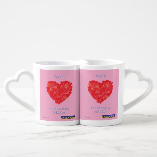 Americus Video I'm Your Valentine #2 Coffee Mug Set (Front Nesting)