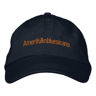Amerifolknbluesicana Embroidered Baseball Hat