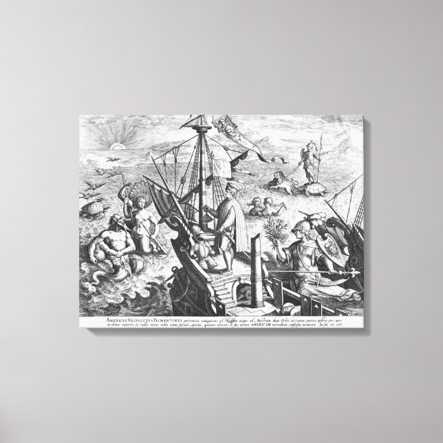 Amerigo Vespucci Canvas Print (Front)
