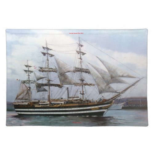 Amerigo Vespucci Cutty Sark Cloth Placemat