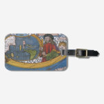 Amerigo Vespucci Explorer on a Map of the Americas Luggage Tag